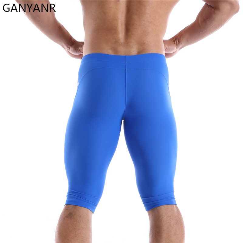 GANYANR Running Tights Men Com - Compression Shorts Athletes ulasan dan harga