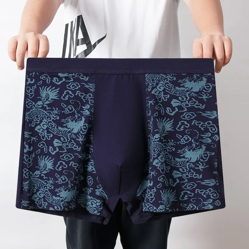 Pure Cotton Boxers Men Plus Si - Boxer Brief Pack Cotton ulasan dan harga