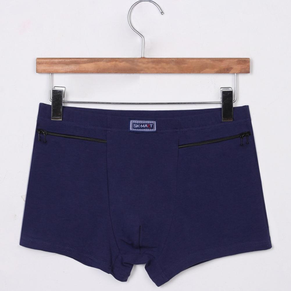 Men's Pockets Underwear Anti-t - Boxer Brief Pack Cotton ulasan dan harga