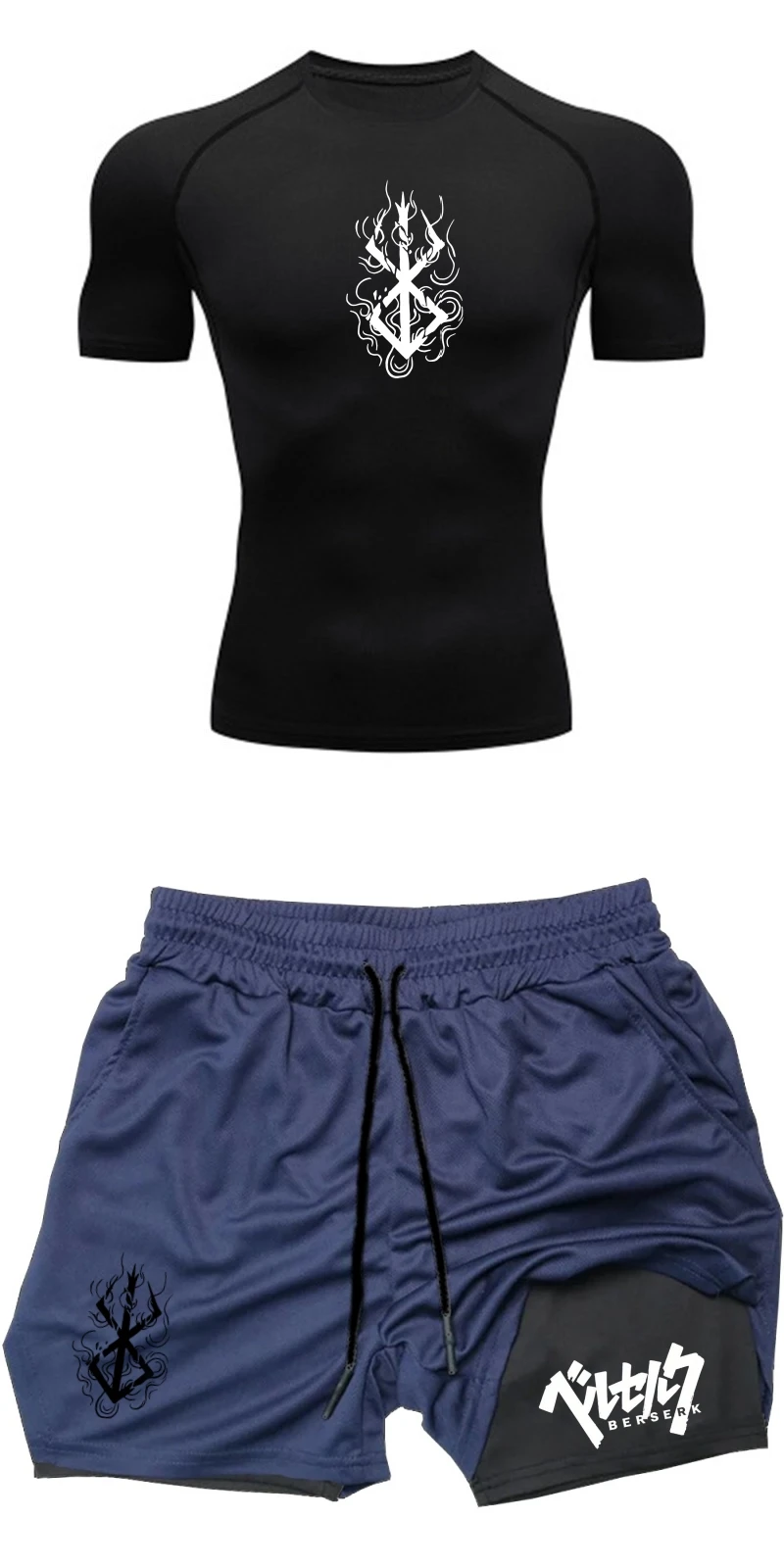 Men's Summer Gym Fitness Train - Compression Shorts Athletes ulasan dan harga