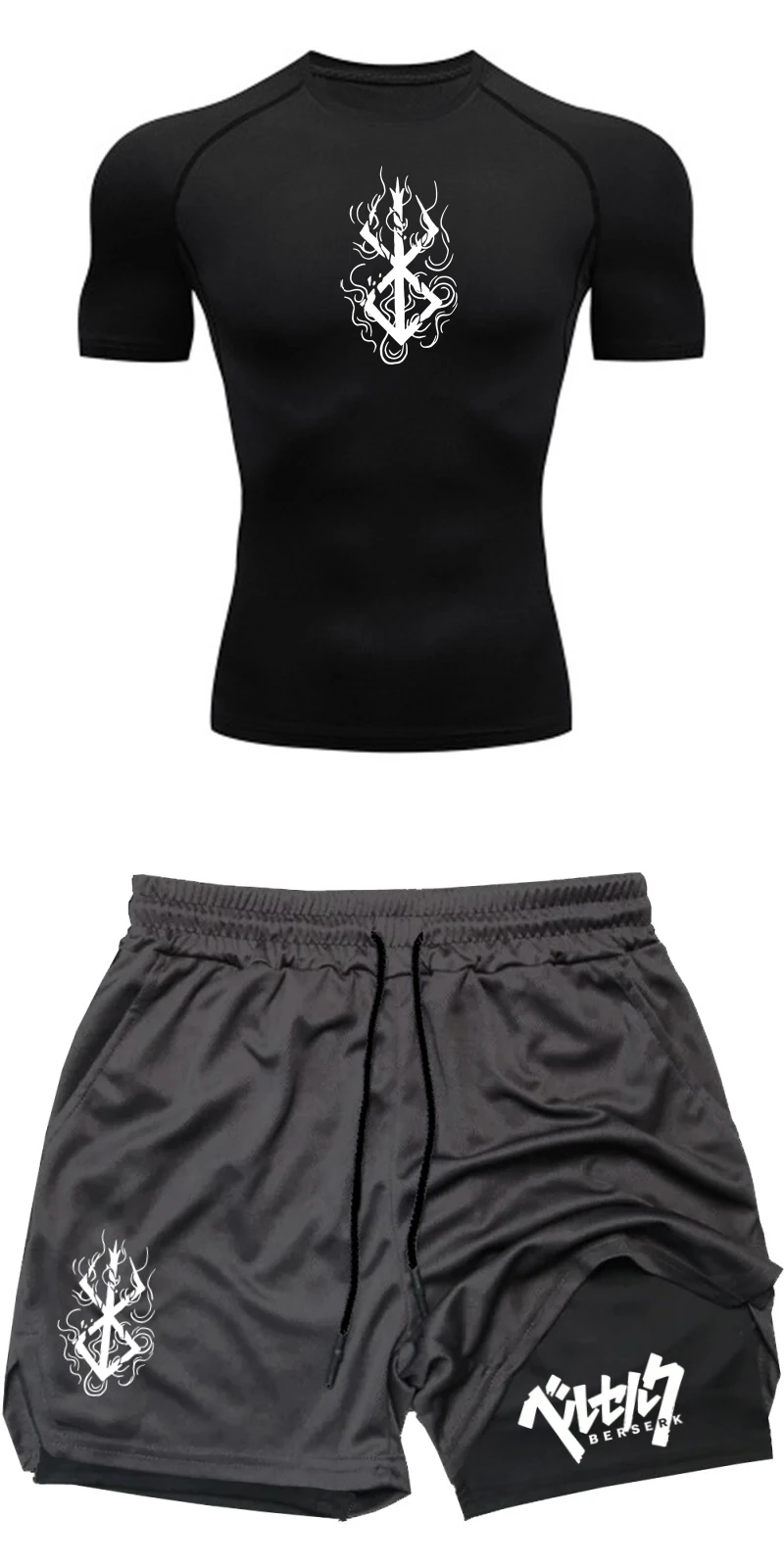 Men's Summer Gym Fitness Train - Compression Shorts Athletes ulasan dan harga