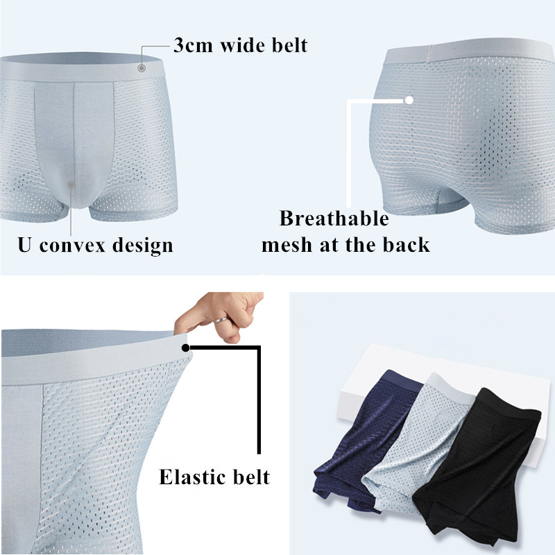 4pcs/Lot Underwear Men's Panti - Multi Pack Underwear ulasan dan harga