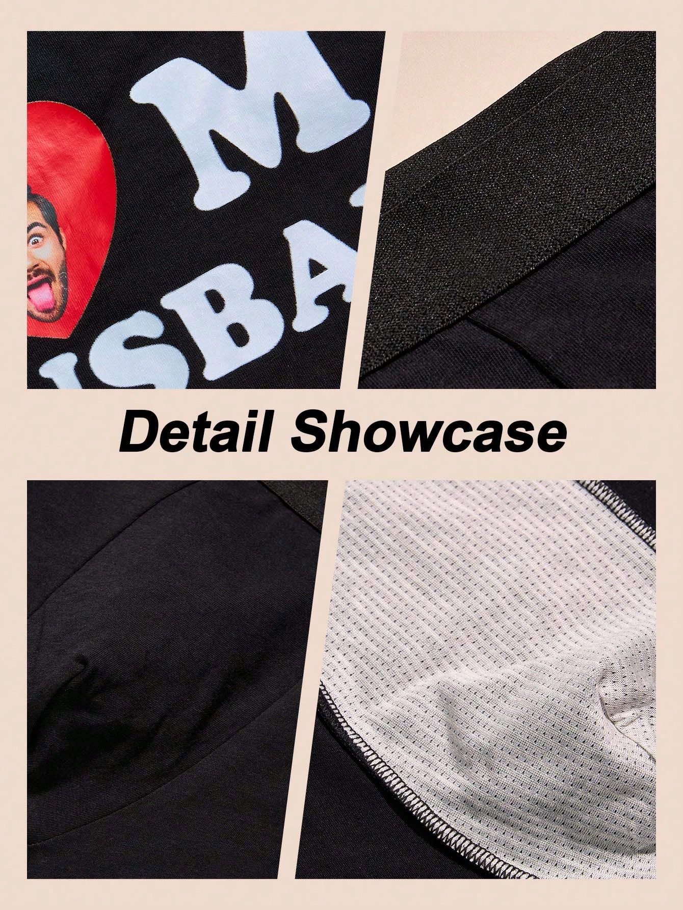 Custom Photo Boxers for Men Pe - Boxer Brief Pack Cotton ulasan dan harga